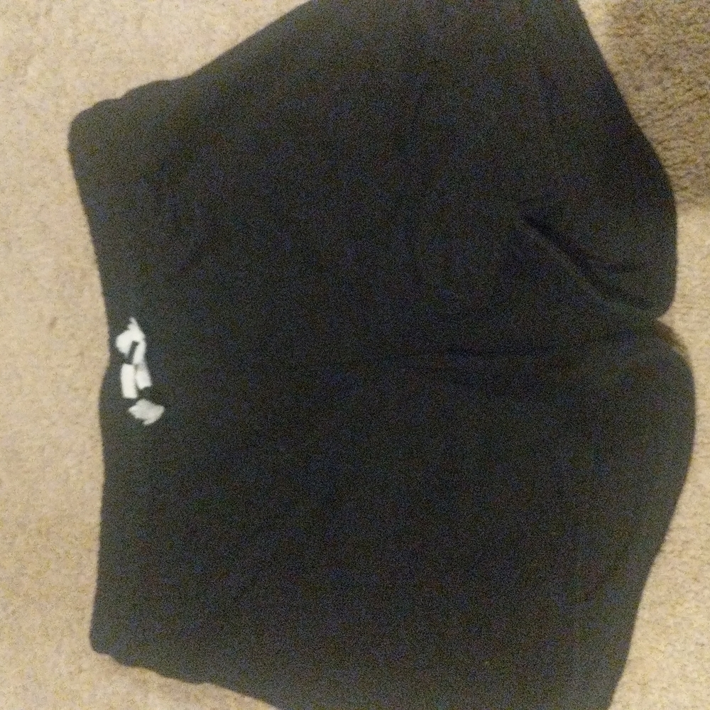 Girls black shorts with adjustable strings size 10-12